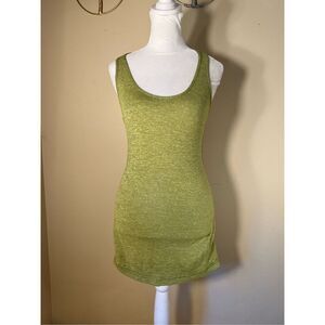 Lululemon Green Gray Micro Stripe Cool Racerback Tank Top Size 4